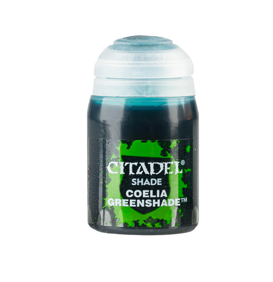 Coelia Greenshade - Shade / Wash Matte Acrylic Miniatures Paint - Citadel Colour - 18 mL - Gootzy Gaming