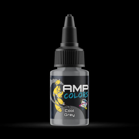 Cool Grey - Premium Matte Acrylic Miniatures Paint - Monument Hobbies - 22 mL Dropper Bottle - Gootzy Gaming