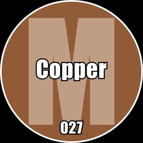 Copper - Premium Metallic Acrylic Miniatures Paint - Monument Hobbies - 22 mL Dropper Bottle - Gootzy Gaming