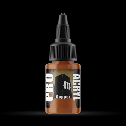 Copper - Premium Metallic Acrylic Miniatures Paint - Monument Hobbies - 22 mL Dropper Bottle - Gootzy Gaming