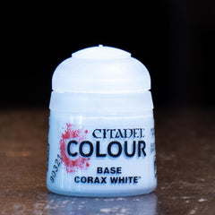 Corax White - Base Matte Acrylic Miniatures Paint - Citadel Colour - 12 mL - Gootzy Gaming