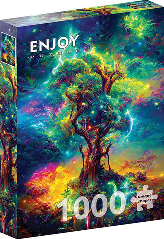 Cosmic Tree of Life 1000 Piece Puzzle - Gootzy Gaming