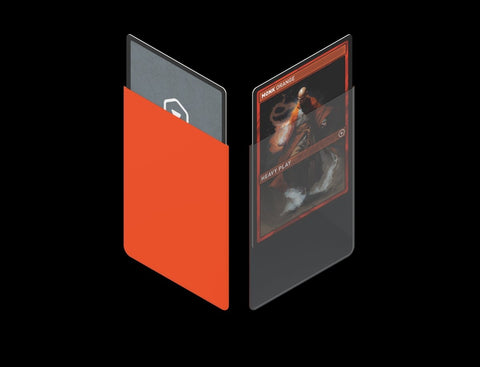 Curv Sleeves - Monk Orange (100 Sleeves) - Gootzy Gaming