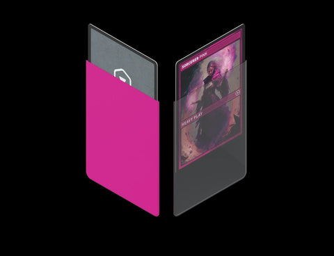 Curv Sleeves - Sorcerer Pink (100 Sleeves) - Gootzy Gaming