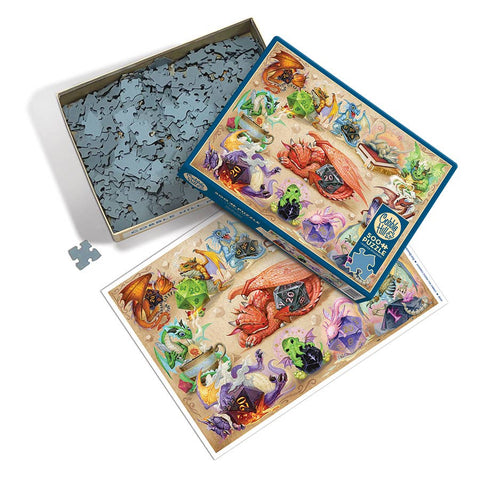 D20 Dragons 500 Piece Puzzle - Gootzy Gaming