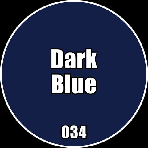 Dark Blue - Premium Matte Acrylic Miniatures Paint - Monument Hobbies - 22 mL Dropper Bottle - Gootzy Gaming