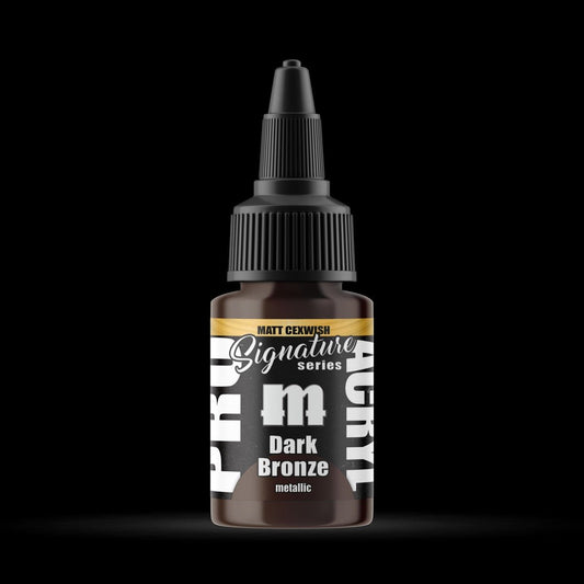 Dark Bronze - Premium Metallic Acrylic Miniatures Paint - Monument Hobbies - 22 mL Dropper Bottle - Gootzy Gaming