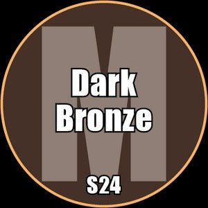 Dark Bronze - Premium Metallic Acrylic Miniatures Paint - Monument Hobbies - 22 mL Dropper Bottle - Gootzy Gaming