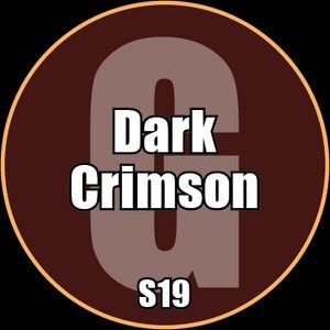Dark Crimson - Premium Gloss Acrylic Miniatures Paint - Monument Hobbies - 22 mL Dropper Bottle - Gootzy Gaming