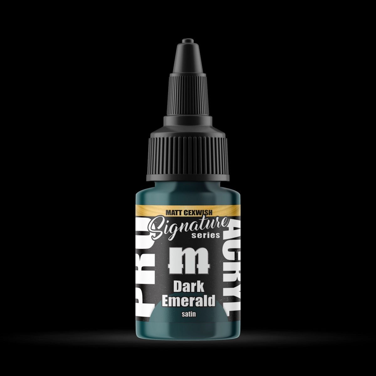Dark Emerald - Premium Satin Acrylic Miniatures Paint - Monument Hobbies - 22 mL Dropper Bottle - Gootzy Gaming
