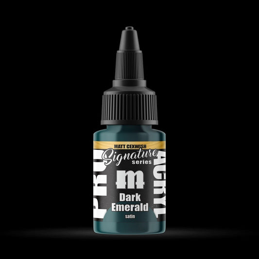 Dark Emerald - Premium Satin Acrylic Miniatures Paint - Monument Hobbies - 22 mL Dropper Bottle - Gootzy Gaming