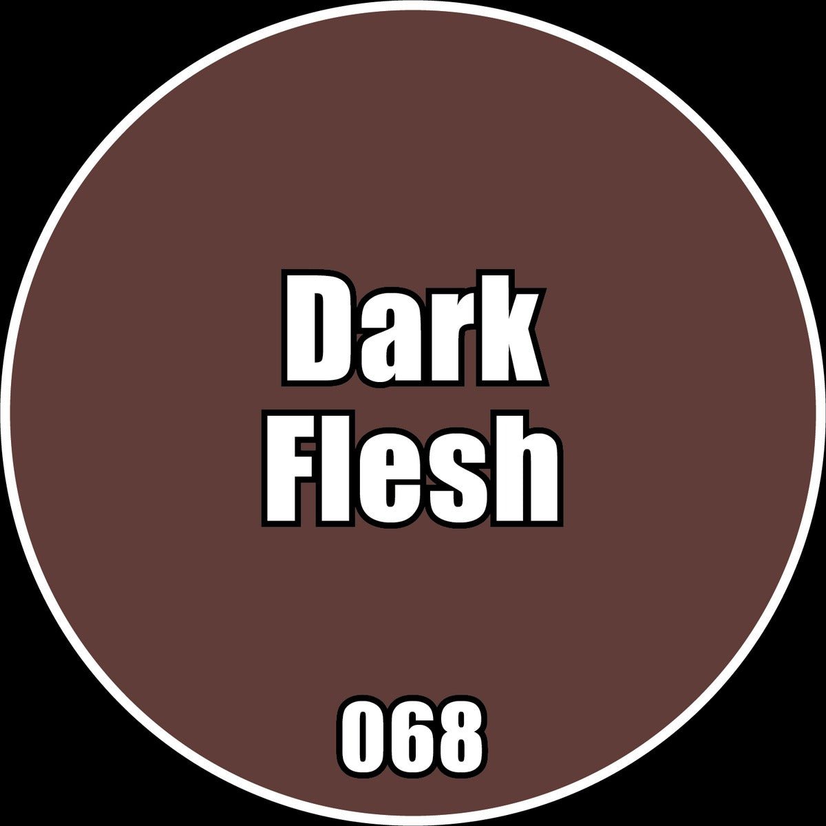 Dark Flesh - Premium Matte Acrylic Miniatures Paint - Monument Hobbies - 22 mL Dropper Bottle - Gootzy Gaming