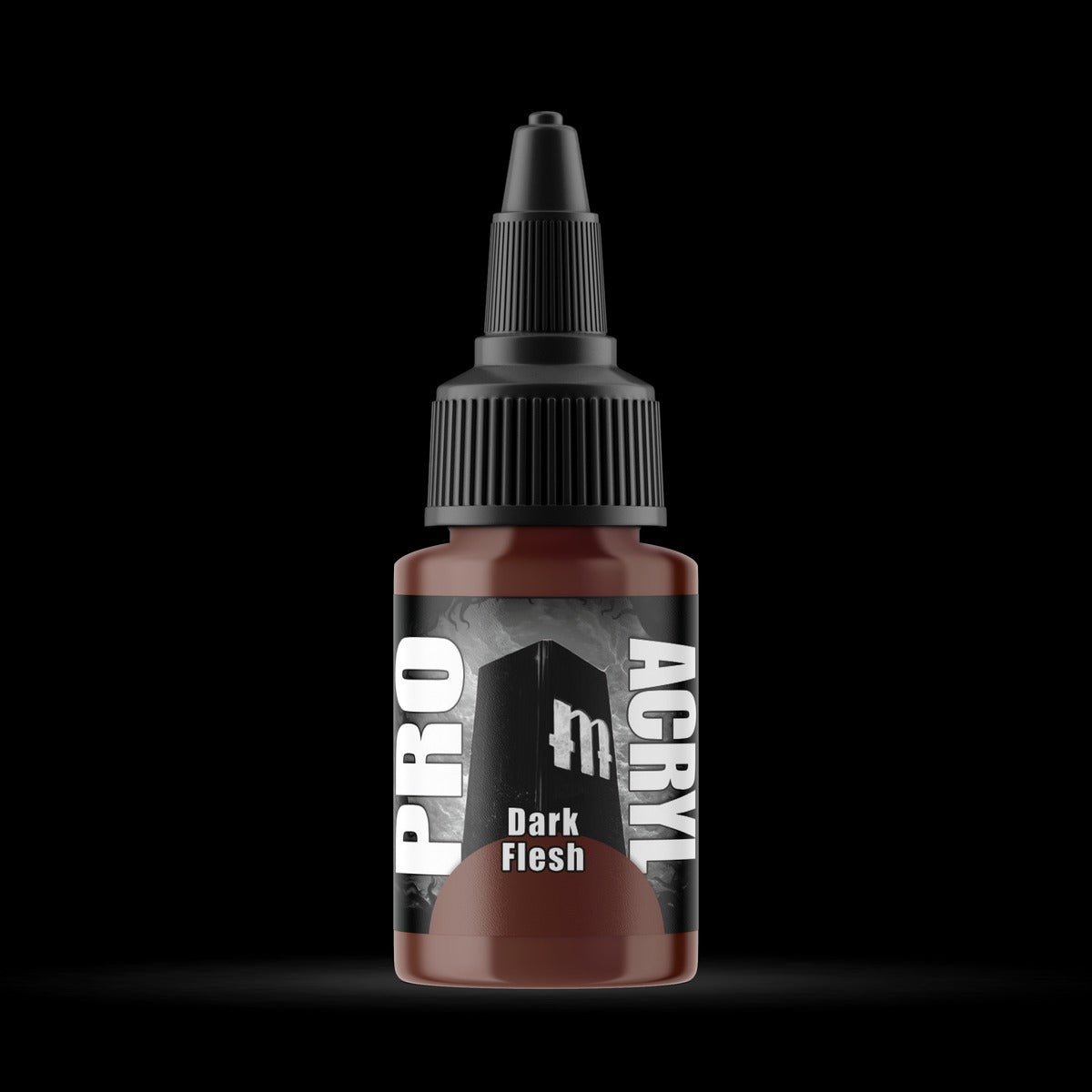 Dark Flesh - Premium Matte Acrylic Miniatures Paint - Monument Hobbies - 22 mL Dropper Bottle - Gootzy Gaming