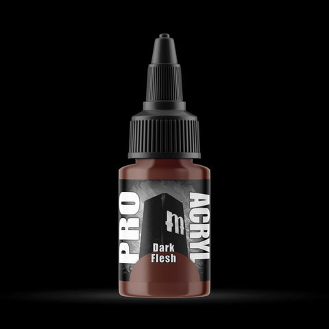 Dark Flesh - Premium Matte Acrylic Miniatures Paint - Monument Hobbies - 22 mL Dropper Bottle - Gootzy Gaming