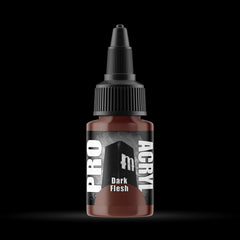 Dark Flesh - Premium Matte Acrylic Miniatures Paint - Monument Hobbies - 22 mL Dropper Bottle - Gootzy Gaming