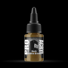 Dark Golden Brown - Premium Matte Acrylic Miniatures Paint - Monument Hobbies - 22 mL Dropper Bottle - Gootzy Gaming
