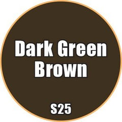 Dark Green Brown - Premium Matte Acrylic Miniatures Paint - Monument Hobbies - 22 mL Dropper Bottle - Gootzy Gaming