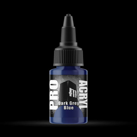 Dark Grey Blue - Premium Matte Acrylic Miniatures Paint - Monument Hobbies - 22 mL Dropper Bottle - Gootzy Gaming