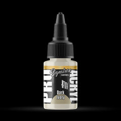 Dark Ivory - Premium Matte Acrylic Miniatures Paint - Monument Hobbies - 22 mL Dropper Bottle - Gootzy Gaming