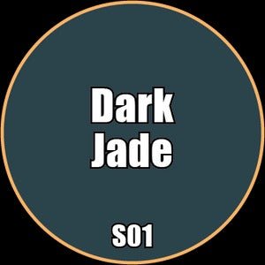 Dark Jade - Premium Matte Acrylic Miniatures Paint - Monument Hobbies - 22 mL Dropper Bottle - Gootzy Gaming