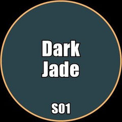 Dark Jade - Premium Matte Acrylic Miniatures Paint - Monument Hobbies - 22 mL Dropper Bottle - Gootzy Gaming
