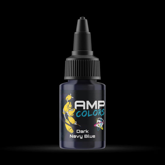 Dark Navy Blue - Premium Matte Acrylic Miniatures Paint - Monument Hobbies - 22 mL Dropper Bottle - Gootzy Gaming