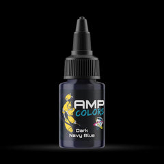 Dark Navy Blue - Premium Matte Acrylic Miniatures Paint - Monument Hobbies - 22 mL Dropper Bottle - Gootzy Gaming