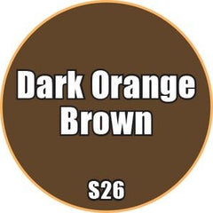 Dark Orange Brown - Premium Matte Acrylic Miniatures Paint - Monument Hobbies - 22 mL Dropper Bottle - Gootzy Gaming