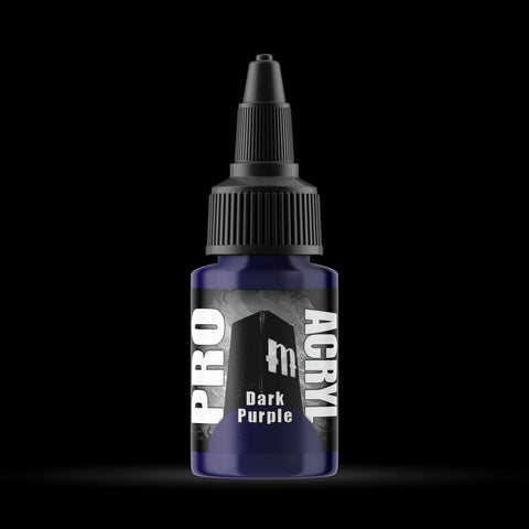Dark Purple - Premium Matte Acrylic Miniatures Paint - Monument Hobbies - 22 mL Dropper Bottle - Gootzy Gaming
