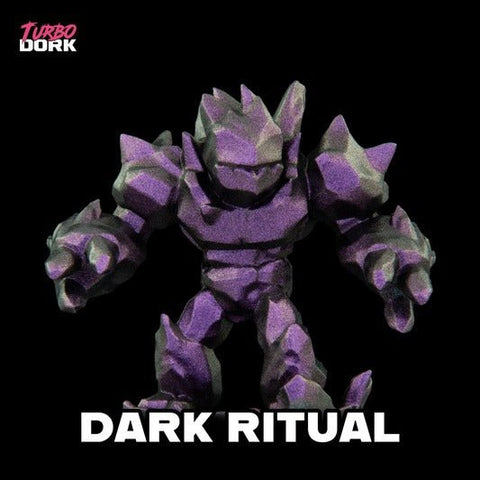 Dark Ritual - Purple - Green Metallic Colorshift Paint - TurboDork - 22 mL Dropper Bottle - Gootzy Gaming