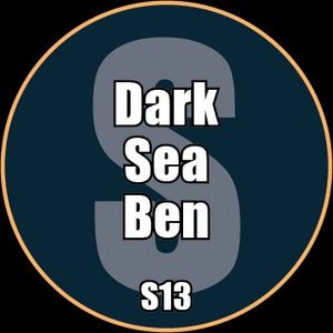 Dark Sea Ben - Premium Satin Acrylic Miniatures Paint - Monument Hobbies - 22 mL Dropper Bottle - Gootzy Gaming