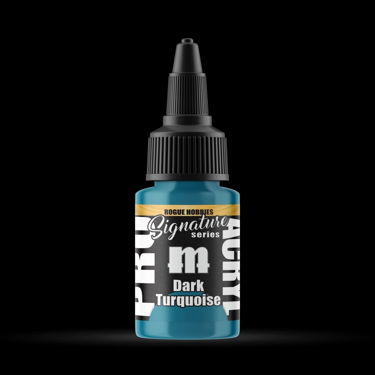 Dark Turquoise - Premium Matte Acrylic Miniatures Paint - Monument Hobbies - 22 mL Dropper Bottle - Gootzy Gaming