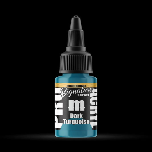 Dark Turquoise - Premium Matte Acrylic Miniatures Paint - Monument Hobbies - 22 mL Dropper Bottle - Gootzy Gaming