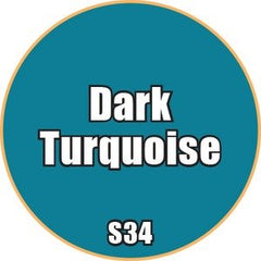 Dark Turquoise - Premium Matte Acrylic Miniatures Paint - Monument Hobbies - 22 mL Dropper Bottle - Gootzy Gaming