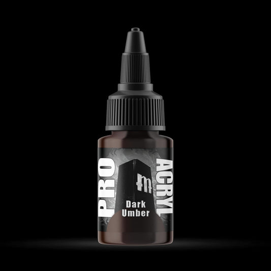 Dark Umber - Premium Matte Acrylic Miniatures Paint - Monument Hobbies - 22 mL Dropper Bottle - Gootzy Gaming