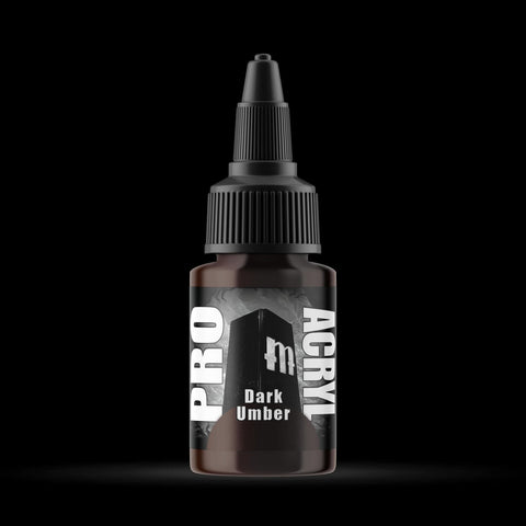 Dark Umber - Premium Matte Acrylic Miniatures Paint - Monument Hobbies - 22 mL Dropper Bottle - Gootzy Gaming