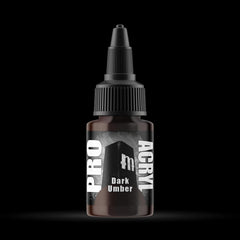 Dark Umber - Premium Matte Acrylic Miniatures Paint - Monument Hobbies - 22 mL Dropper Bottle - Gootzy Gaming