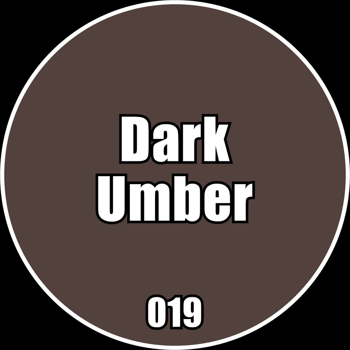 Dark Umber - Premium Matte Acrylic Miniatures Paint - Monument Hobbies - 22 mL Dropper Bottle - Gootzy Gaming