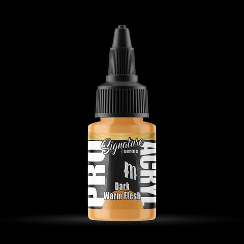 Dark Warm Flesh - Premium Matte Acrylic Miniatures Paint - Monument Hobbies - 22 mL Dropper Bottle - Gootzy Gaming