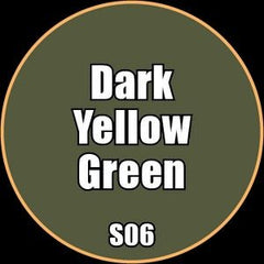 Dark Yellow Green - Premium Matte Acrylic Miniatures Paint - Monument Hobbies - 22 mL Dropper Bottle - Gootzy Gaming