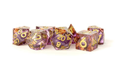 D&D Dice: 16 mm Liquid Core 7 Dice Set - Aether Abstract - Gootzy Gaming