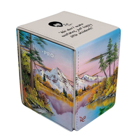 Deck Box: Alcove Flip - Bob Ross Mighty Mountain Lake - Gootzy Gaming