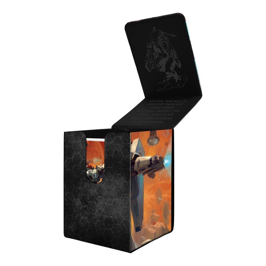 Deck Box: Alcove Flip - Warhammer 40,000 T'au Empire - Gootzy Gaming