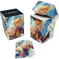 Deck Box Pro 100+: Magic the Gathering Final Fantasy - Tidus, Yuna's Guardian (Commander) - Gootzy Gaming