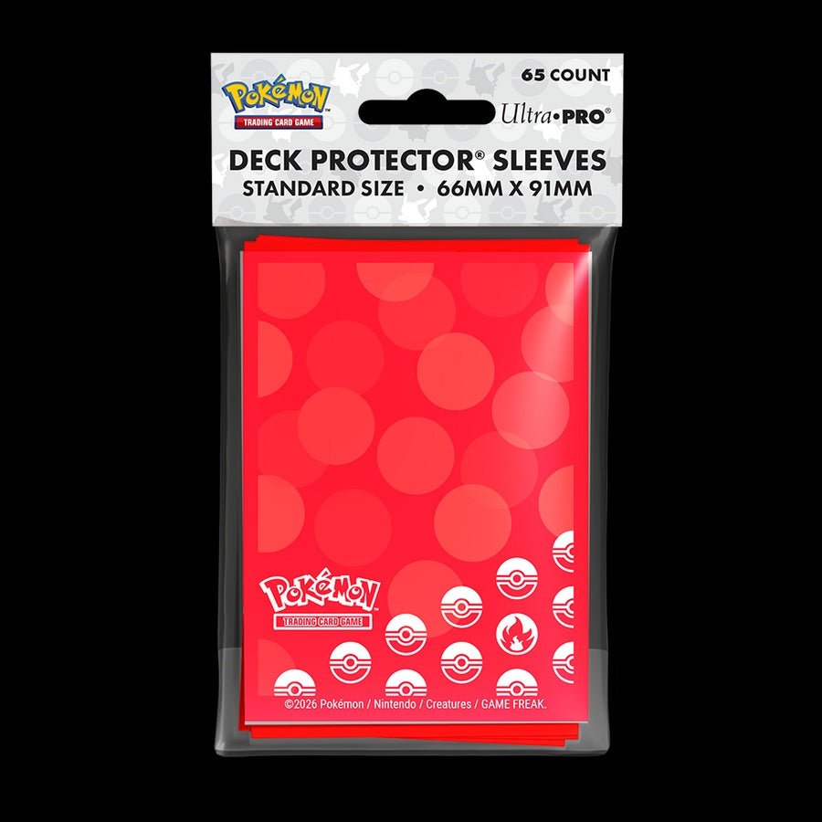 Deck Protector Sleeves: Pokémon Energy - Fire Type (65ct) - Gootzy Gaming