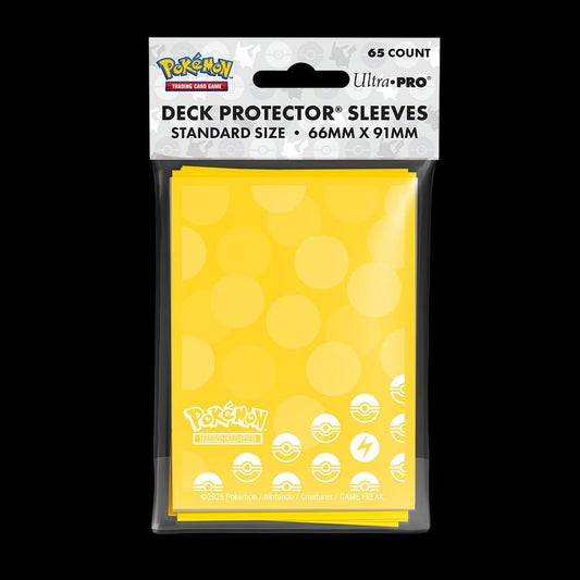 Deck Protector Sleeves: Pokémon Energy - Lightning Type (65ct) - Gootzy Gaming