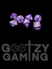 Deep Waters - Plastic Standard 7 Dice Set - D&D Dice - Gootzy Gaming