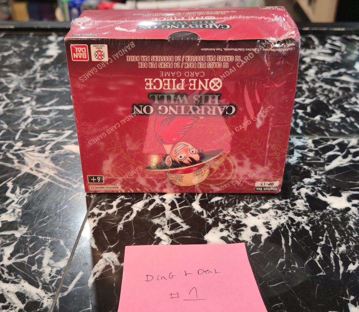 **DENTED BOX 1** One Piece: Carrying on His Will (OP - 13) Booster Box (24 Packs) - Gootzy Gaming