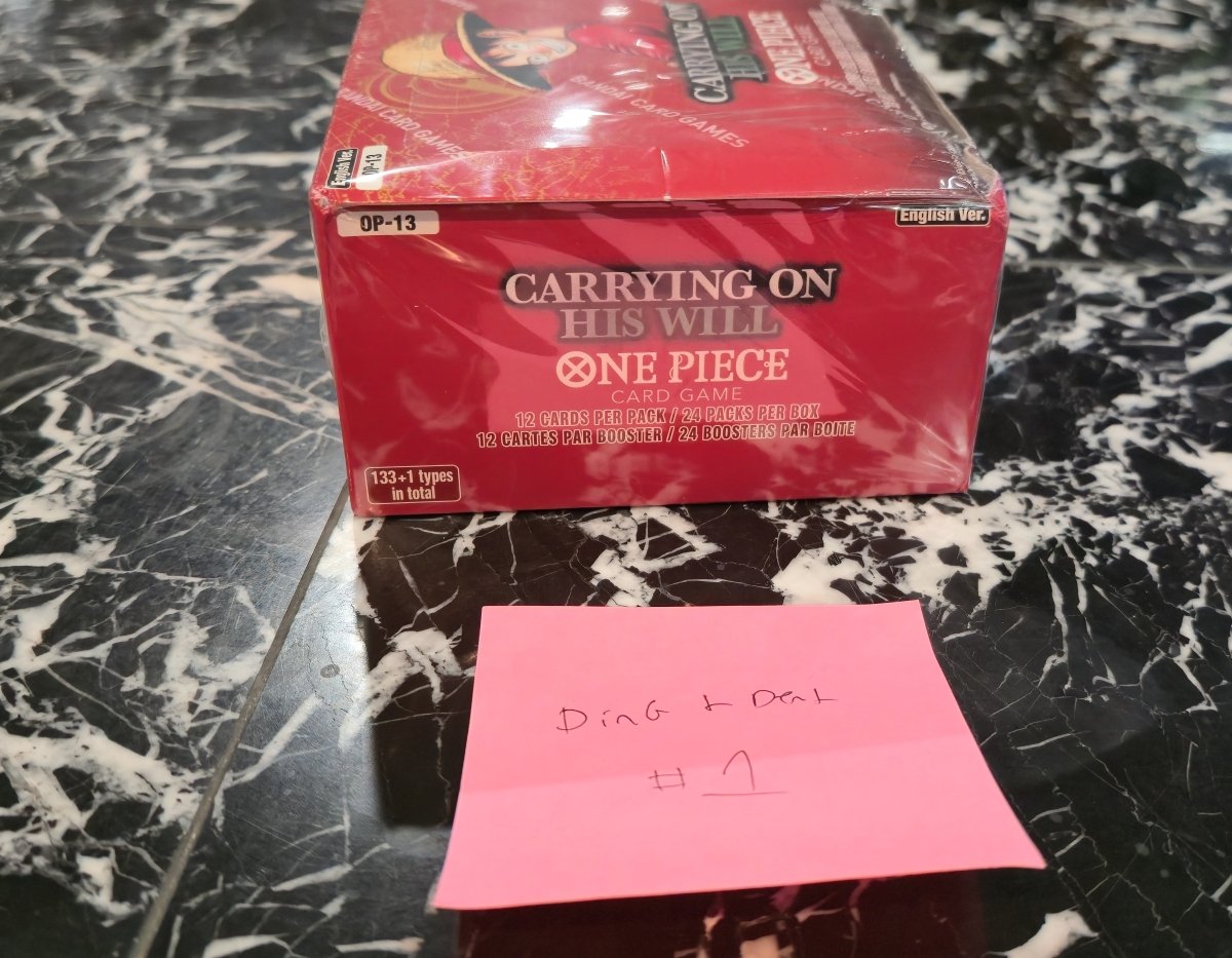 **DENTED BOX 1** One Piece: Carrying on His Will (OP - 13) Booster Box (24 Packs) - Gootzy Gaming