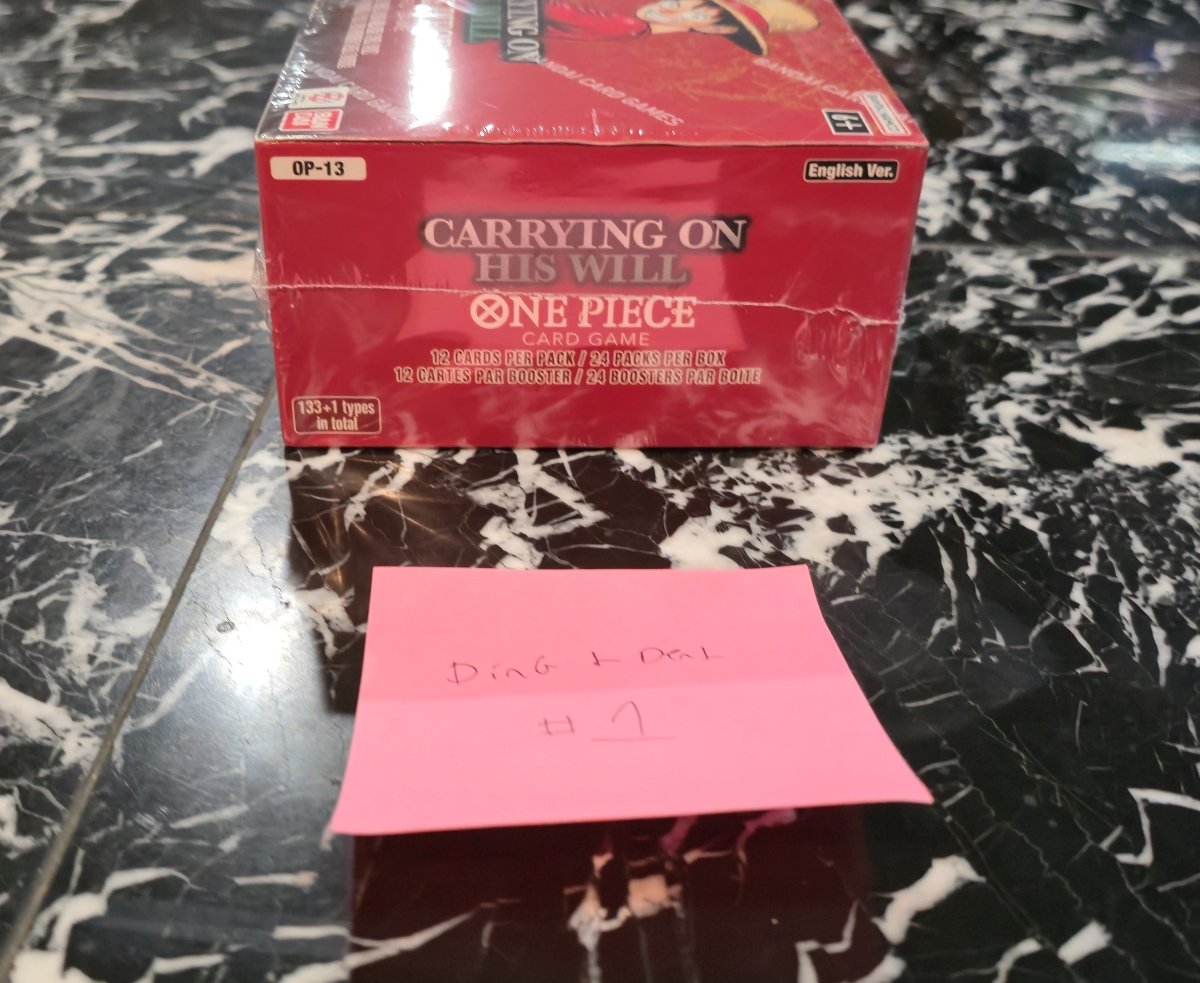 **DENTED BOX 1** One Piece: Carrying on His Will (OP - 13) Booster Box (24 Packs) - Gootzy Gaming